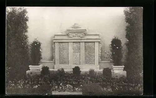 AK Bermaringen, Kriegerdenkmal, Unsere Helden von 1914-1918