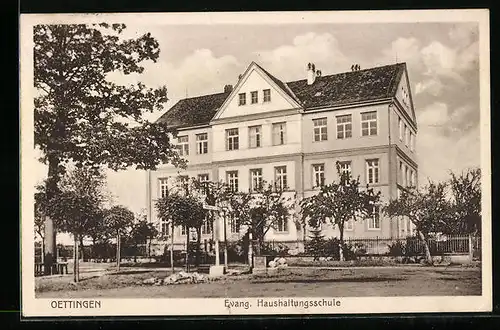 AK Oettingen, Evang. Haushaltungsschule