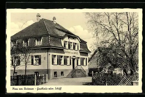 AK Moos am Untersee, Gasthaus zum Schiff