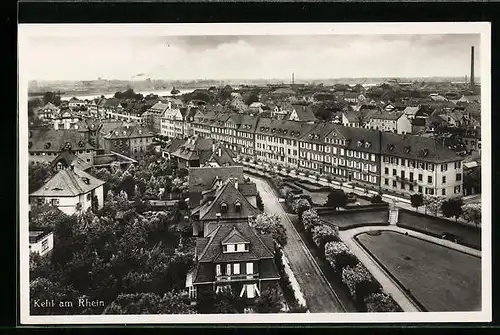 AK Kehl a. Rh., Blick über die Stadt