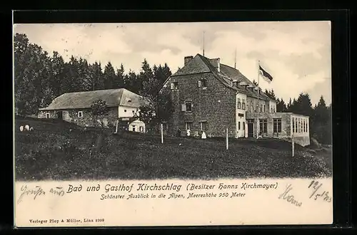 AK Kirchschlag, Bad und Gasthof Kirchschlag