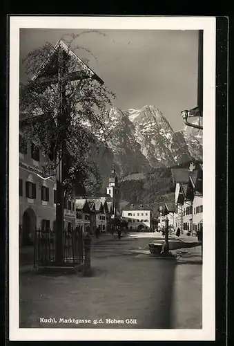 AK Kuchl, Marktgasse g.d. Hohen Göll