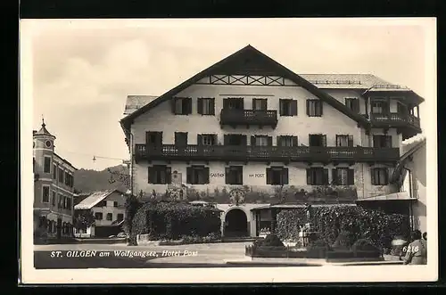 AK St. Gilgen am Wolfgangsee, Hotel Post