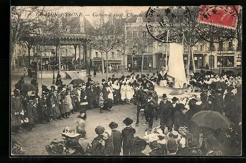 AK Chalon-s-Saone, Carnaval 1908, Fasching