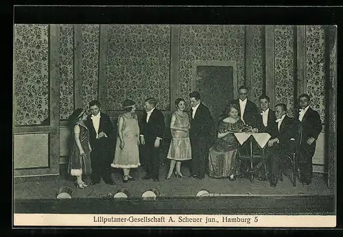 AK Hamburg, Liliputaner-Gesellschaft A. Scheuer jun.
