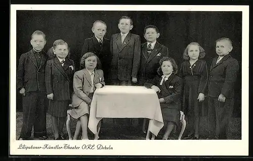AK Detzeln, Liliputaner-Künstler-Theater ORE