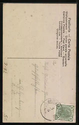 AK Alt-Heidelberg, Student hofiert Bedienmädchen