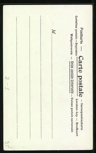 Lithographie La Poste en Abyssinnie, Postreiter, Brief