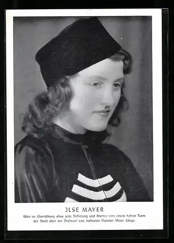 AK Drahtseil-Akrobatin Ilse Mayer