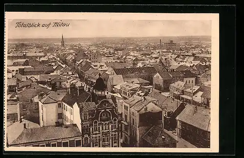 AK Mitau, Totalblick auf die Stadt
