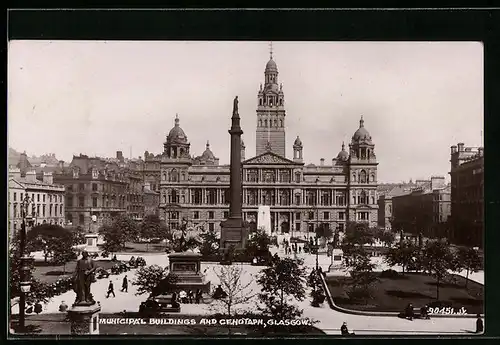AK Glasgow, Municipal Buildings and Cenotaph