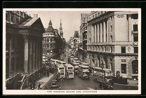 AK London, The Mansion House and Cheapside