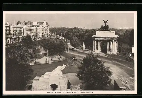 AK London, Hyde Park Corner and Quadriga
