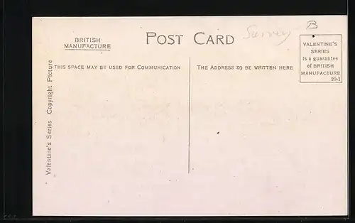 AK Richmond-on-Thames, Pigeons Hotel