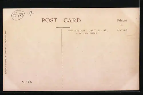 AK Richmond, Hill from the River, Passepartout