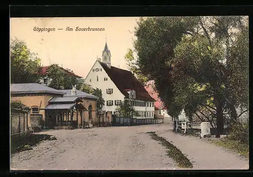 AK Göppingen, Partie am Sauerbrunnen