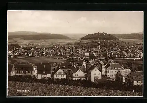 AK Tuttlingen, Ortsansicht aus der Vogelschau