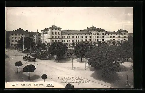 AK Konstanz, Blick auf die Kaserne