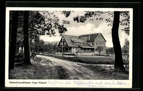 AK Esborn über Witten /Ruhr, Ansicht vom Naturfreundehaus Egge-Klause