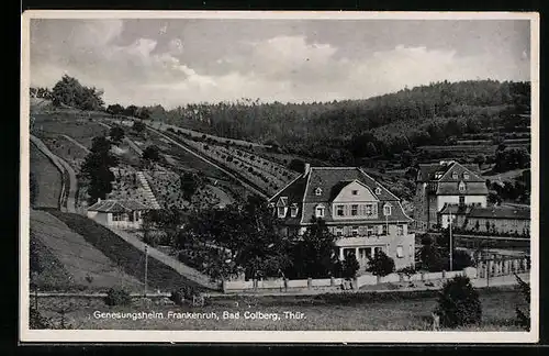 AK Bad Colberg /Thür., Blick auf das Genesungsheim Frankenruh