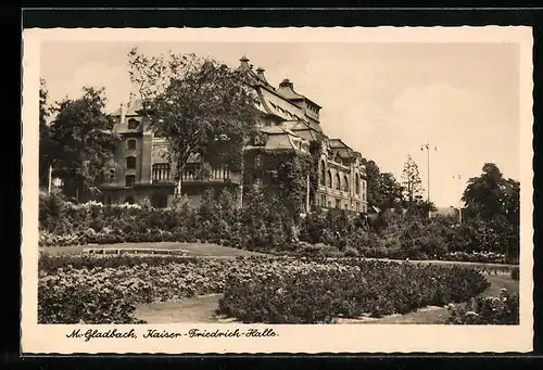 AK M.-Gladbach, Ansicht von der Kaiser-Friedrich-Halle