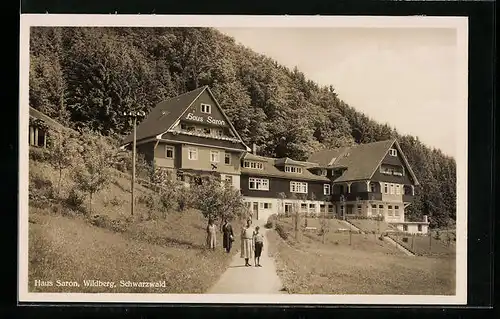 AK Wildberg /Schwarzwald, Blick auf das Haus Saron