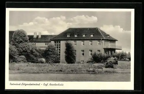 AK Dortmund-Lütgendortmund, Blick auf das evgl. Krankenhaus