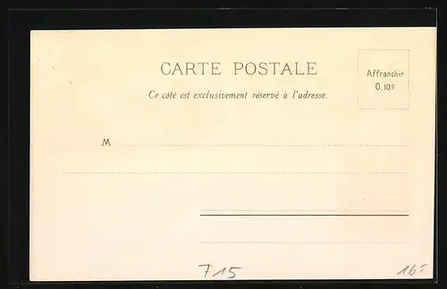 Lithographie Aurillac, Tour St. Etienne, Vue Generale, Eglise du Monastere, Le Pas de la Cere