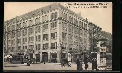 AK Berlin, Offices of American Express Company m. b. H., Charlottenstrasse 55