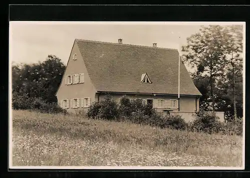 Foto-AK Kirchheim /Teck, Skihütte 1928