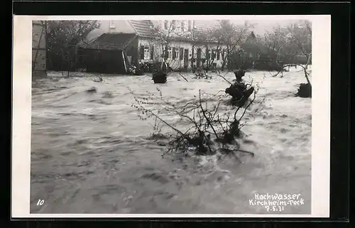 AK Kirchheim-Teck, Hochwasser vom 7.5.1931