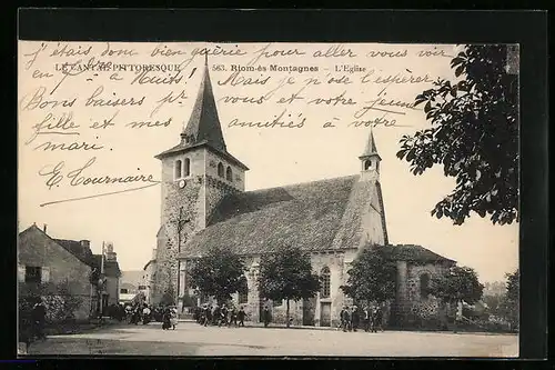 AK Riom-ès-Montagnes, l'Eglise