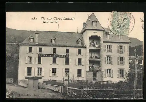 AK Vic-sur-Cère, Hotel Cayrol