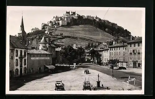 AK Saint-Flour, la Ville vue du faubourg