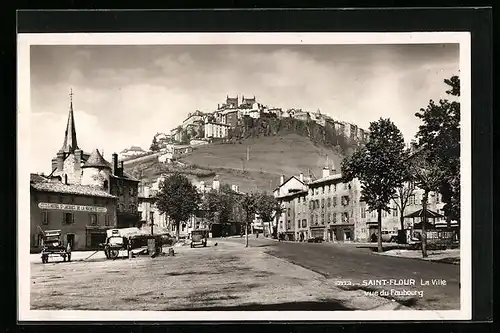 AK Saint-Flour, la Ville vue du Faubourg