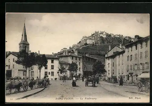 AK Saint-Flour, le Faubourg