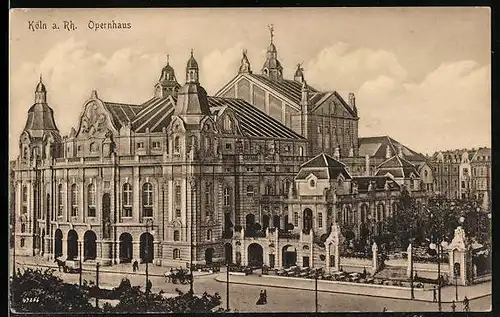 AK Köln-Neustadt, Blick auf das Opernhaus