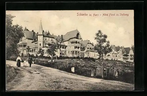 AK Schierke / Harz, Hotel Fürst zu Stolberg