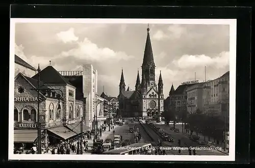 AK Berlin-Charlottenburg, Blick zur Kaiser Wilhelm Gedächniskirche