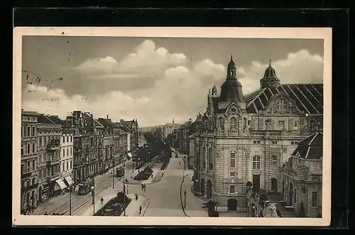 AK Köln-Neustadt, Opernhaus mit Habsburgerring