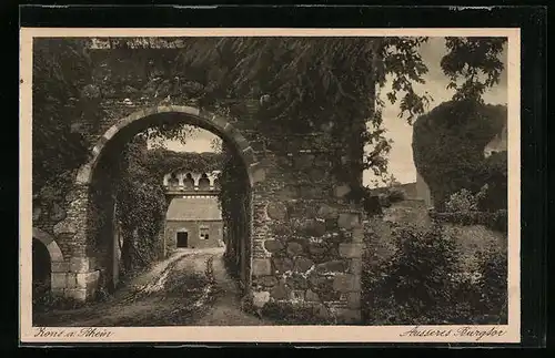 AK Zons a. Rhein, äusseres Burgtor