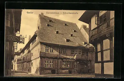 AK Goslar, Siemenshaus in der Schreiberstrasse