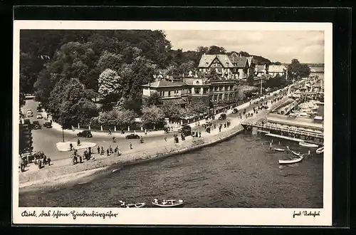 AK Kiel, Promenade Hindenburgufer