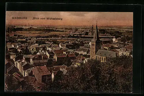 AK Siegburg, Blick vom Michaelsberg