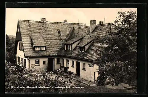 AK Hauteroda bei Heldrungen, Rüstzeitheim Haus auf dem Berge
