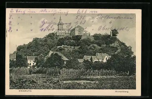AK Siegburg, Michaelsberg mit Kloster