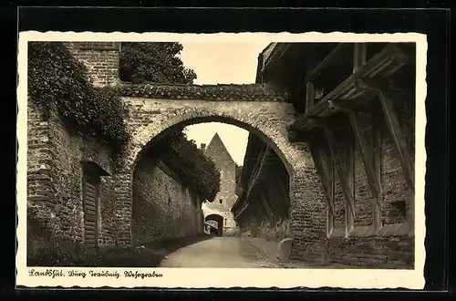 AK Landshut i. B., Burg Trausnitz, Wehrgraben