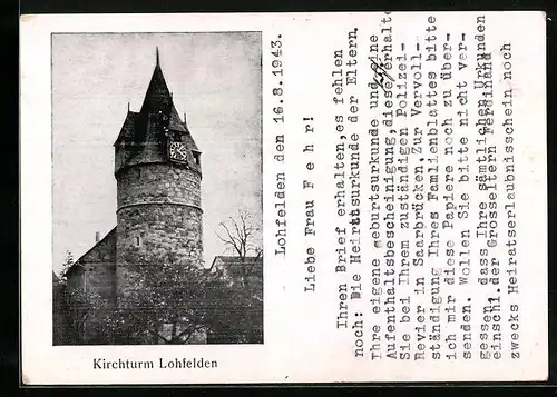AK Lohfelden, Kirchturm