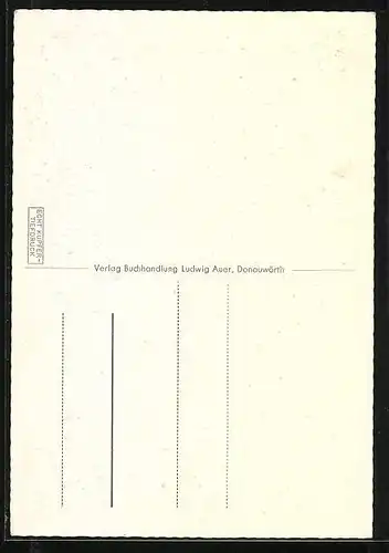 AK Donauwörth, Partie an der Wörnitz