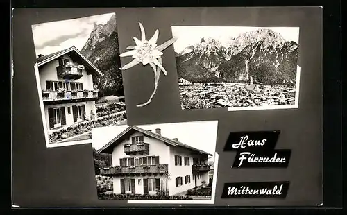 AK Mittenwald, Hotel Haus Fürruder, Innsbrucker Str. 49